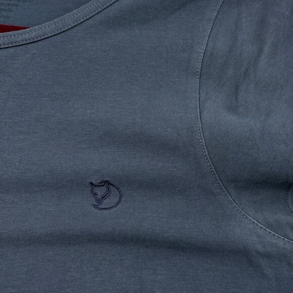 Fjallraven T Shirt Dress Size M Gray High Coast Lightweight Cap Sleeve Stretch - Picture 7 of 10